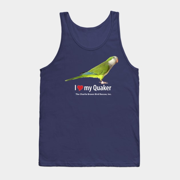 CB Quaker Parakeet Tank Top by Just Winging It Designs